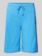 Raffaello Rossi Shorts in unifarbenem Design in Blau, Größe 46