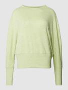 OPUS Sweatshirt mit Stehkragen Modell 'Sokola' in Hellgruen, Größe 40