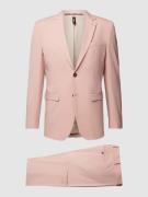 SELECTED HOMME Slim Fit Anzug Modell 'LIAM' in Rose, Größe 52