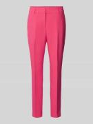 s.Oliver BLACK LABEL Slim Fit Stoffhose mit Bügelfalten in Pink, Größe...