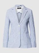 Weekend Max Mara Blazer aus Baumwoll-Leinen-Mix 'ALETTA' in Hellblau, ...