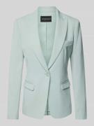 Emporio Armani Blazer mit Pattentaschen in Aqua, Größe 40