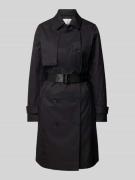 khujo Trenchcoat mit Taillengürtel Modell 'SARINA' in Black, Größe XL