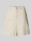 Soyaconcept Flared Leinenshorts mit Eingrifftaschen Modell 'Ina' in Sa...