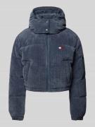 Tommy Jeans Cordjacke mit Kapuze in Marine, Größe L