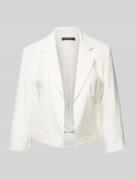 comma Blazer mit Brusttasche in Offwhite, Größe 42