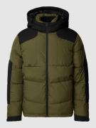 Jack & Jones Steppjacke in Two-Tone-Machart Modell 'COOTIS' in Oliv, G...