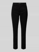 Marc Cain Slim Fit Hose mit Label-Applikation in Black, Größe 34