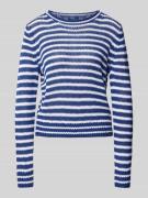 Polo Ralph Lauren Strickpullover aus Leinen-Baumwoll-Mix in Blau, Größ...