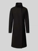 HUGO Mantel mit Stehkragen Modell 'Morinne' in Black, Größe 40