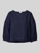 Christian Berg Woman Relaxed Fit Leinenbluse mit 3/4-Arm in Dunkelblau...