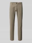 s.Oliver RED LABEL Regular Fit Chino aus Baumwoll-Stretch in Beige, Gr...