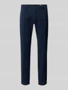 s.Oliver RED LABEL Regular Fit Chino aus Baumwoll-Stretch in Dunkelbla...
