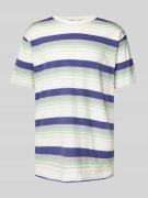 Mazine T-Shirt mit Label-Detail in Royal, Größe M