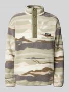 COLUMBIA Teddyfellpullover mit Reißverschlusstasche Modell 'HELVETIA' ...