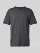 Tom Tailor Regular Fit T-Shirt aus reiner Baumwolle mit gummiertem Log...