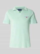 Polo Sport Regular Fit Poloshirt mit Label-Stitching in Mint, Größe L