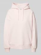 Review Hoodie mit Kapuze in Rose, Größe L