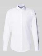SEIDENSTICKER Slim Fit Business-Hemd aus reiner Baumwolle in Weiss, Gr...