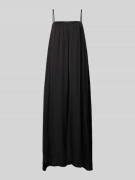 Gina Tricot Maxikleid mit Spaghettiträgern Modell 'Flowy' in Black, Gr...