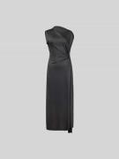 Victoria Beckham Maxikleid in Wickel-Optik in Black, Größe L