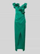 Lipsy Cocktailkleid mit Volants in Gruen, Größe 34