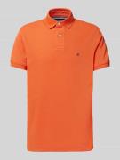 Tommy Hilfiger Regular Fit Poloshirt aus Baumwoll-Mix in Orange, Größe...