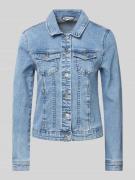 Only Regular Fit Jeansjacke mit Baumwoll-Anteil Modell 'WONDER' in Jea...