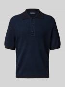 Marc O'Polo Regular Fit Poloshirt aus Baumwoll-Mix mit Crinkle-Effekt ...