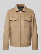 bugatti Jacke mit Kentkragen in Camel, Größe 52
