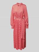 Smith and Soul Hemdblusenkleid mit Bindegürtel in Rosa, Größe M