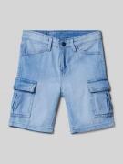 Mayoral Regular Fit Cargoshorts mit Eingrifftaschen in Hellblau, Größe...