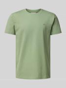 Gant Slim Fit T-Shirt mit Label-Stitching in Schilf, Größe S