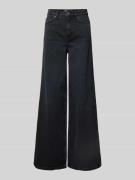 Mango Wide Leg Jeans im 5-Pocket-Design Modell 'DAPHNE' in Anthrazit, ...