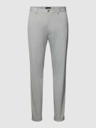 Cinque Slim Fit Stoffhose in Melange-Optik Modell 'Bodo' in Silber, Gr...