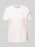 Tommy Hilfiger T-Shirt aus reiner Baumwolle in Rosa, Größe M