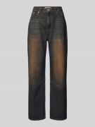 Review Baggy Fit Jeans aus reiner Baumwolle in Dunkelblau, Größe 28