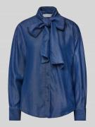 Selected Femme Relaxed Fit Schluppenbluse in Denim-Optik Modell 'JANNA...