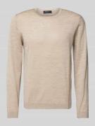 MAERZ Muenchen Strickpullover aus Schurwolle Modell 'ON SUMMER' in San...