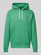 Polo Ralph Lauren Hoodie mit Logo-Stitching in Gruen, Größe M