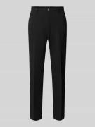 MCNEAL Slim Fit Anzughose mit Bügelfalten in Black, Größe 110