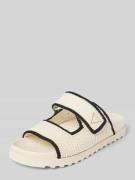 Guess Slides mit Logo-Applikation Modell 'FADENNA' in Ecru, Größe 39