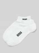 BOSS Sneakersocken mit Label-Detail im 2er-Pack in Weiss, Größe 35-38