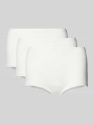 Sloggi Pants mit Label-Print Modell 'GO DAILY' im 3er-Pack in Offwhite...