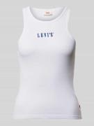 Levi's® Tanktop mit Label-Stitching in Weiss, Größe L