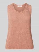Marc O'Polo Regular Fit Strick Tank Top aus Baumwoll-Mix in Altrosa, G...