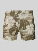 ONeill Skinny Fit Badeshorts mit Label-Print in Oliv, Größe L