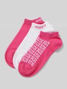 HUGO Socken mit Label-Detail im 3er-Pack in Pink, Größe 39-42