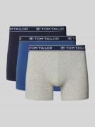 Tom Tailor Slim Fit Trunks aus Baumwoll-Elasthan-Mix in Blau, Größe L