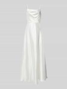 Luxuar Brautkleid mit Wasserfall-Ausschnitt in Offwhite, Größe 34